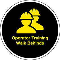 Operator Training Programme for Walk Behinds Operator Training Programme for Walk Behinds
